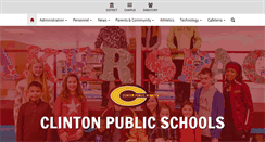 Desktop Screenshot of clintonokschools.org
