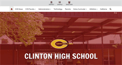 Desktop Screenshot of chs.clintonokschools.org