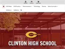 Tablet Screenshot of chs.clintonokschools.org